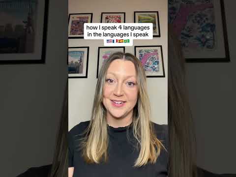 Thumbnail for How I speak four languages #polyglot #languages #french #spanish #portuguese #languagelearning - video