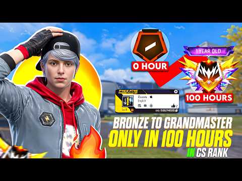 Thumbnail for Bronze To Grandmaster 🔥 In 100 Hour 🥵 | Cs Rank | Ep-1 - video