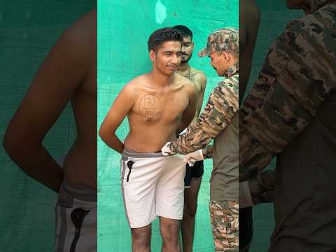 Thumbnail for Medical check up 🔥😱#army #shorts #viralshorts #viral #shotviral #motivation - video