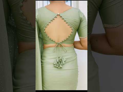 Thumbnail for 👉trending & stylish back neck blouse design 👌✨#fashion #blouseneckdesign #trending #backneckdesign - video