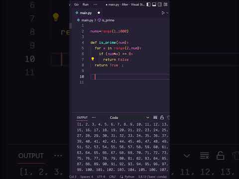 Thumbnail for ALL Python Programmers Should Know This!! #python #programming #coding - video